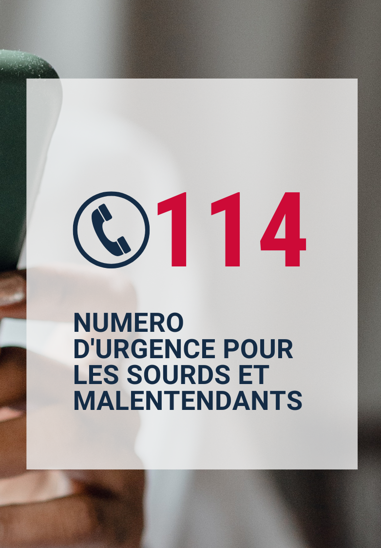 Coup de chaleur : appeler le 114 (numéro d'urgence pour les sourds et malentendants)