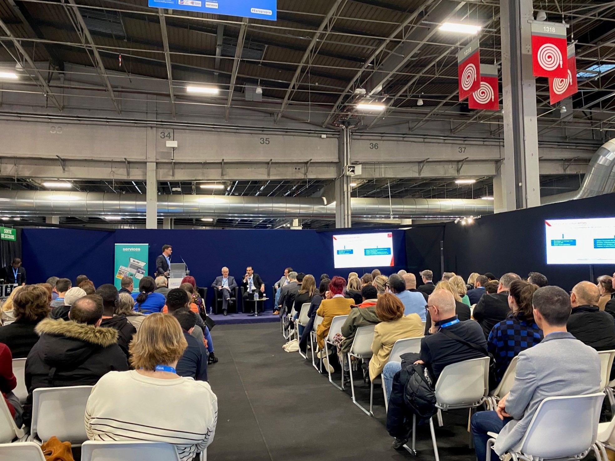 Vue de haut du Salon Interclean 2024